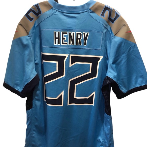Tennessee Titans NFL Players Jersey Blue On-Field Jersey Derrick Henry #22 XL - Picture 2 of 6